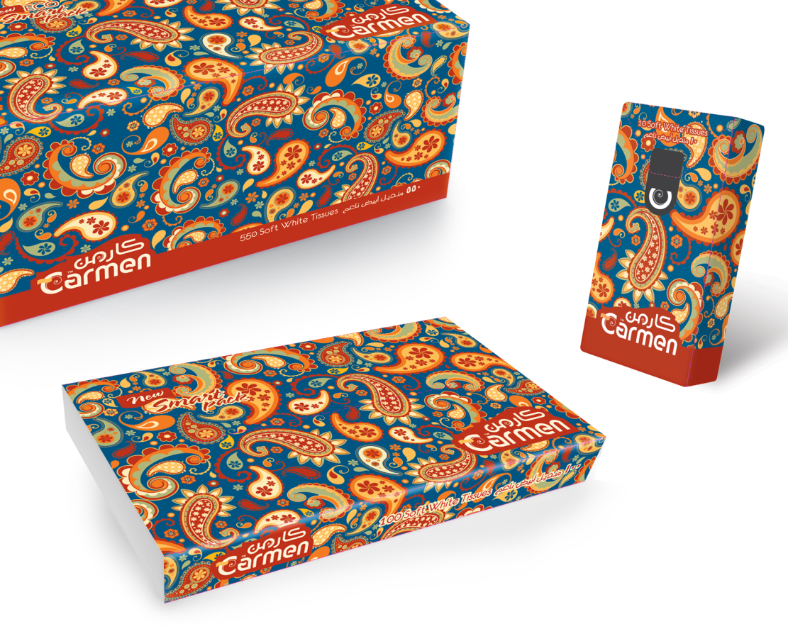 Carmen Paisley Box 3d soft pack